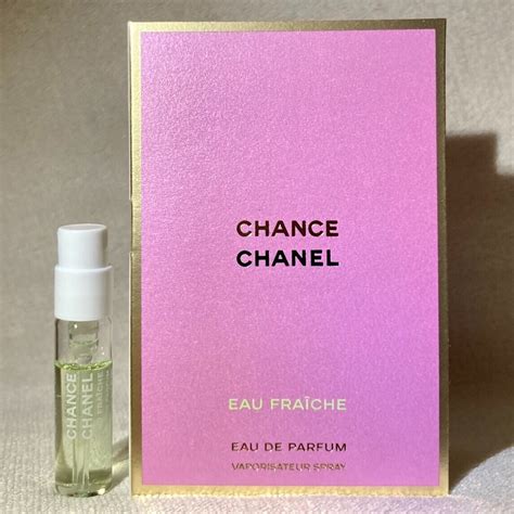 chance by chanel sample|chanel chance eau fraiche sample.